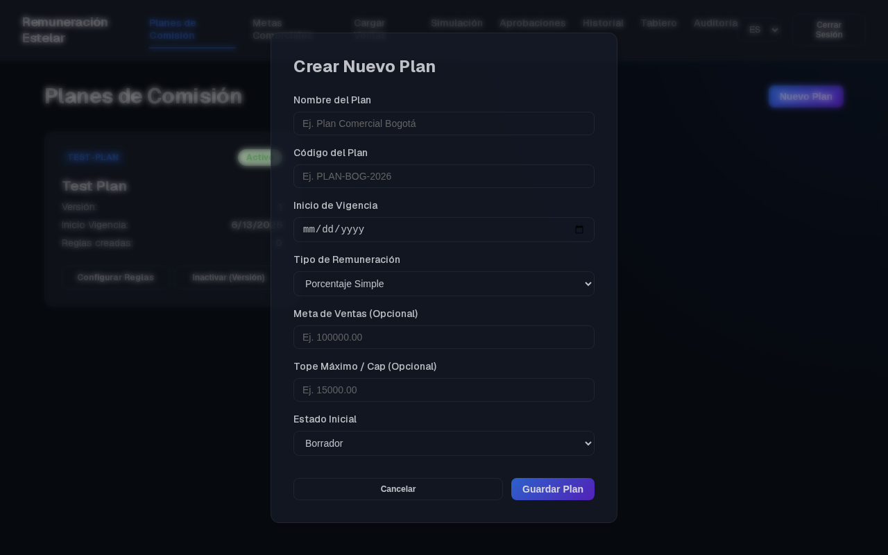 Create Modal