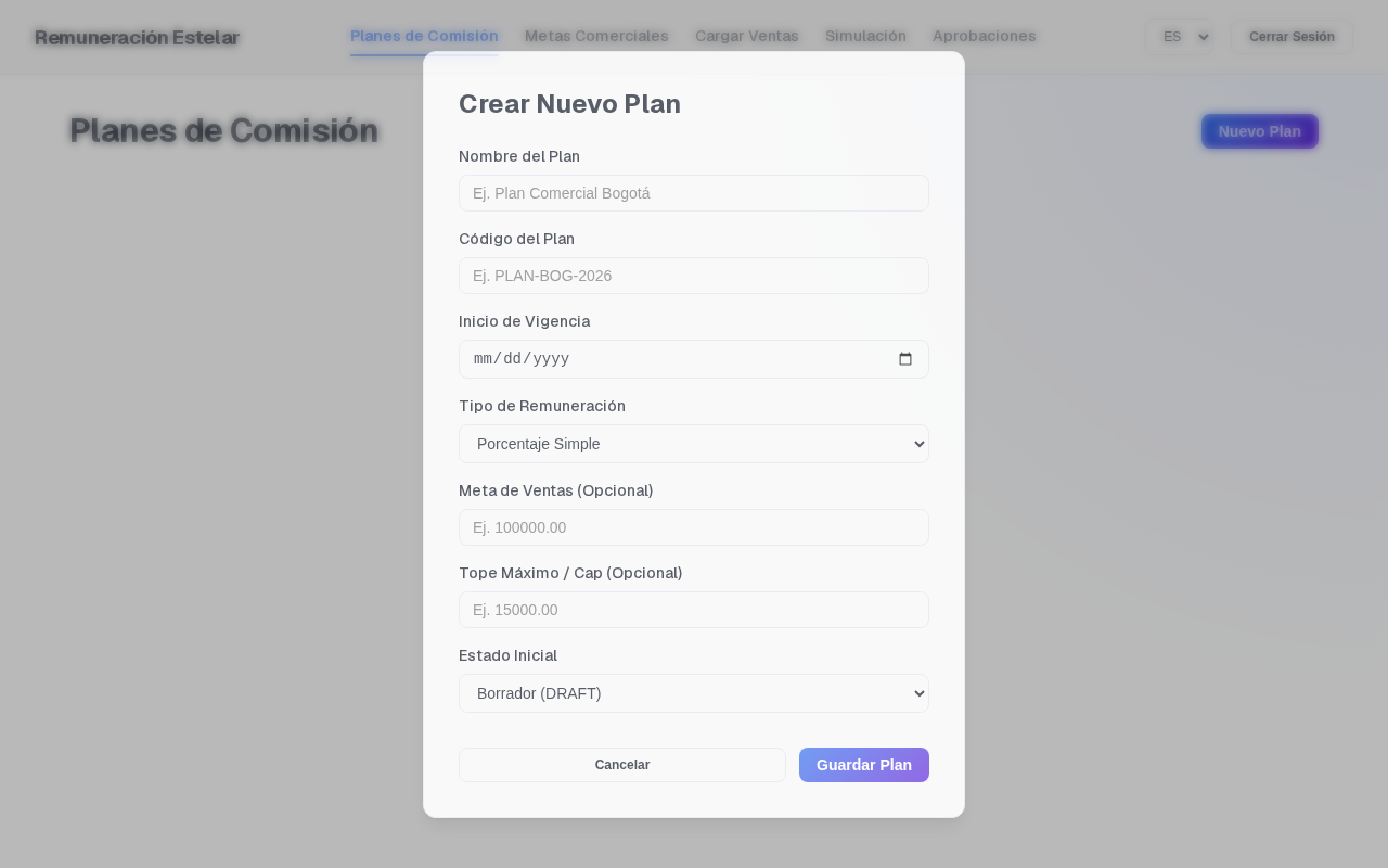 Create Modal