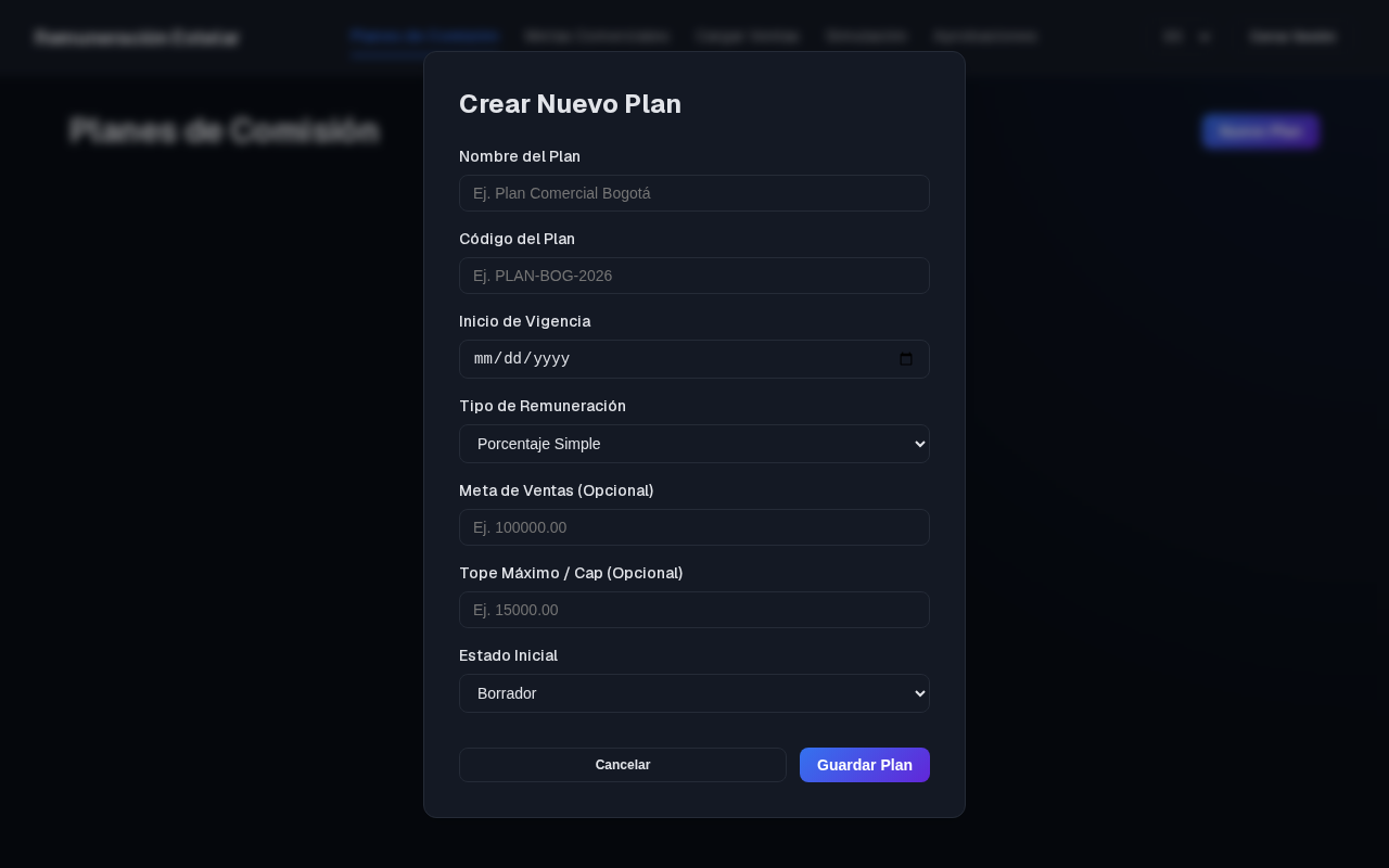 Create Modal